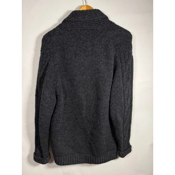 FR Tripler & Co Mens Pure Wool Shawl Collar Cardigan Sweater Made in Scotland XL - Picture 4 of 9